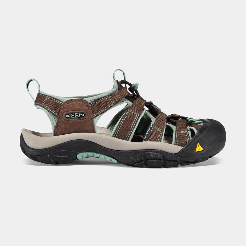 Keen Newport H2 - Kadın Trekking Sandalet - Kahverengi/Turkuaz - Türkiye (218903MDV)